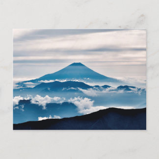"Mt. Fuji from South Alps"(南アルプスからの富士山)日本 景色 自然風景 Postcard
