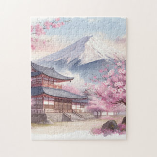 Mt. Fuji in Bloom – Sakura Puzzle
