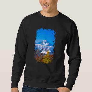 Mt Fuji Japan Japanese Otaku Vaporwave Aesthetic Sweatshirt