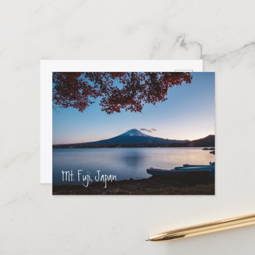 Mt Fuji Japan Postcard