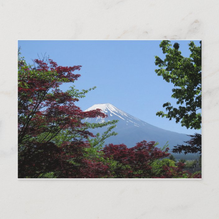 Mt Fuji Japan Postcard | Zazzle.com