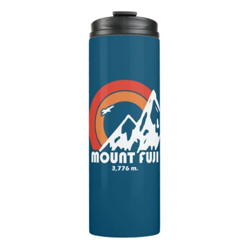 Mt Fuji Japan Sun Eagle Thermal Tumbler