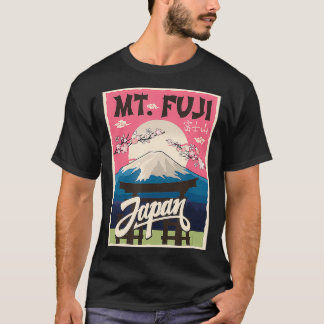 Mt Fuji Japan Tokyo Japanese culture travel graphi T-Shirt