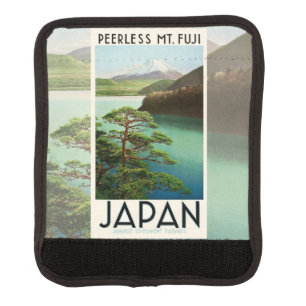 Mt Fuji Japan Travel Poster Vintage Art Luggage Handle Wrap