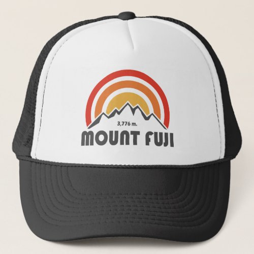 Mt Fuji Japan Trucker Hat