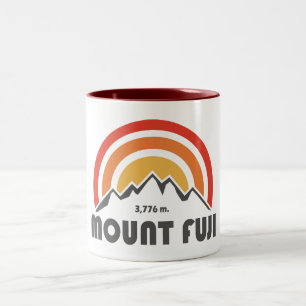 Mt. Fuji Japan Two-Tone Coffee Mug