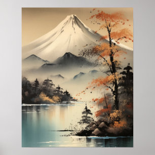 Mt. Fuji Japanese Art Print Poster