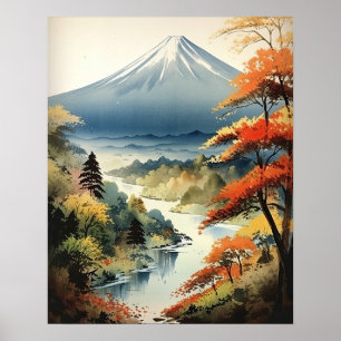 Mt. Fuji Japanese Art Print Poster