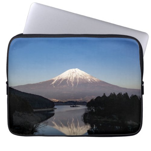 Mt Fuji Lake Reflection Laptop Sleeve