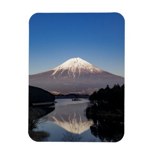 Mt Fuji Lake Reflection Magnet