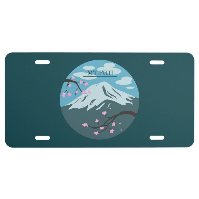 Mt. Fuji License Plate (Front)