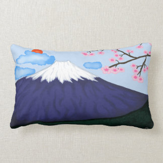 Mt. Fuji Light & Dark Reversable Throw Pillow