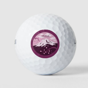 Mt. Fuji (Pink) Golf Balls