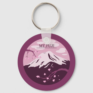 Mt. Fuji (Pink) Keychain