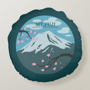 Mt. Fuji Round Pillow