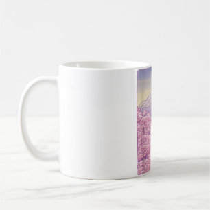 Mt Fuji Sakura Tree Japanese Cherry Blossom Mount  Coffee Mug