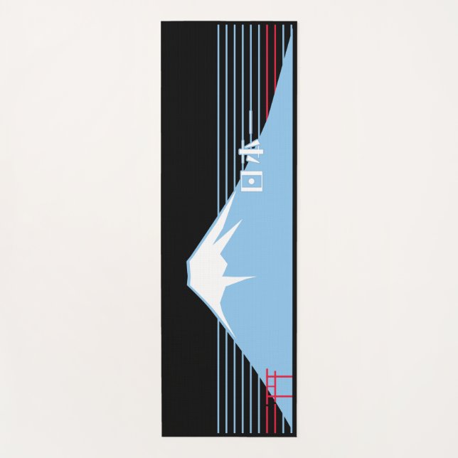 Mt. Fuji seen from the northeast. Yoga Mat (Front)