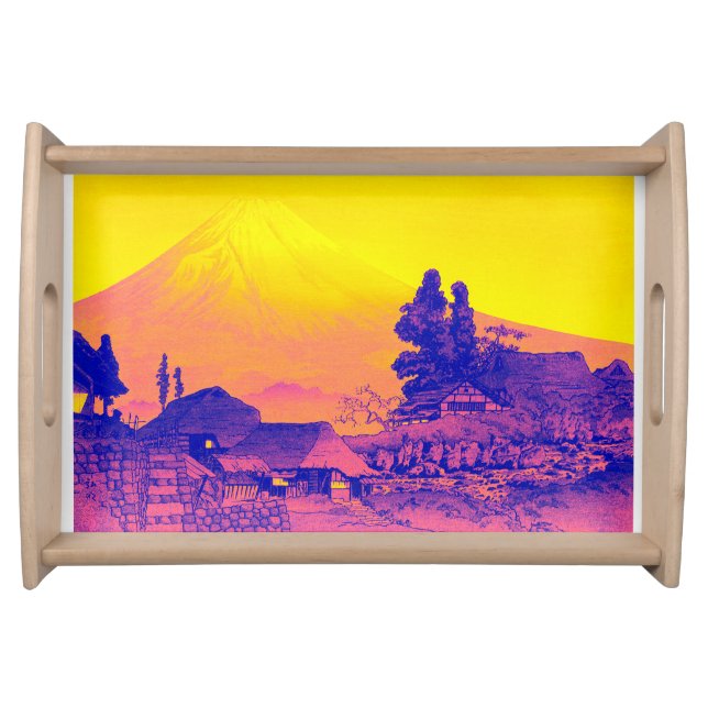 Mt Fuji Serving Tray (Front)