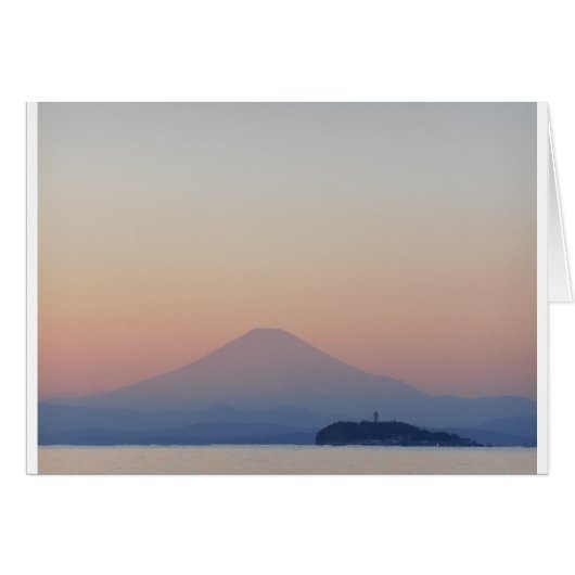 Mt Fuji Sunset Cards (Front Horizontal)