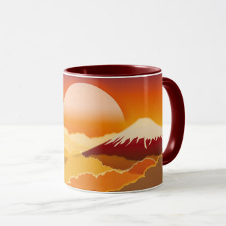 Mt.FUJI Sunset Japan Mug