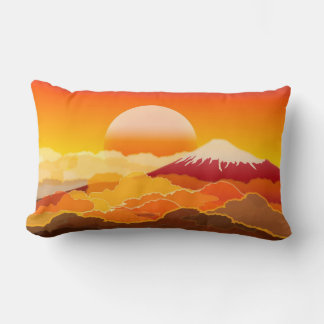 Mt.FUJI & SUNSET Lumbar Pillow Japan