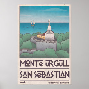 Mt Fuji Travel Poster - Vintage Style with