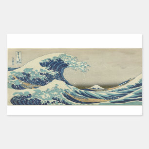 Mt. Fuji view 01 Rectangular Sticker