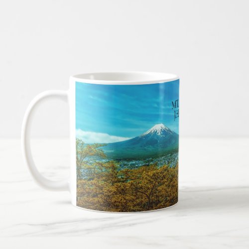 Mt Fuji Volcano Japan Pagoda Coffee Mug