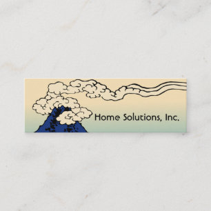Mt. Fuji with Clouds Mini Business Card