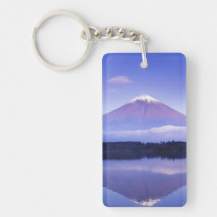 Mt. Fuji with Lenticular Cloud, Motosu Lake, Keychain