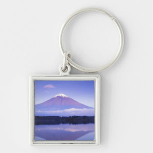 Mt. Fuji with Lenticular Cloud, Motosu Lake, Keychain