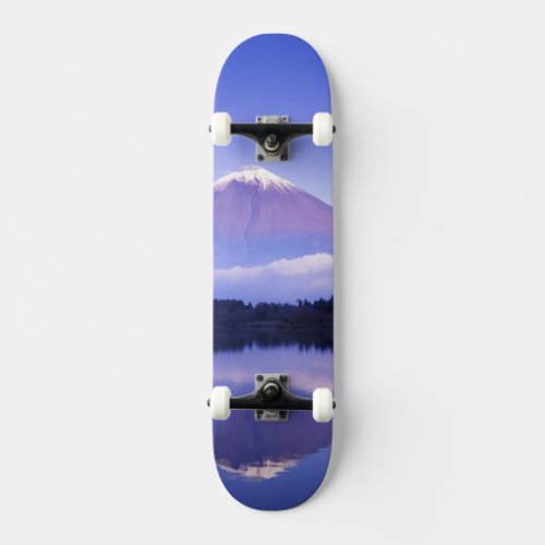 Mt Fuji with Lenticular Cloud Motosu Lake Skateboard Deck