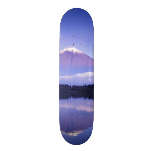 Mt. Fuji with Lenticular Cloud, Motosu Lake, Skateboard Deck