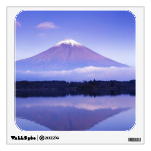 Mt. Fuji with Lenticular Cloud, Motosu Lake, Wall Decal