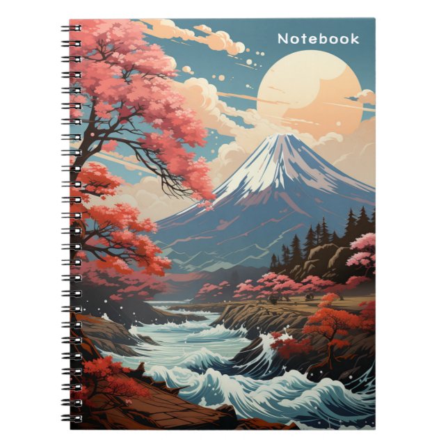 Mt Fuji Zen Notebook (Front)