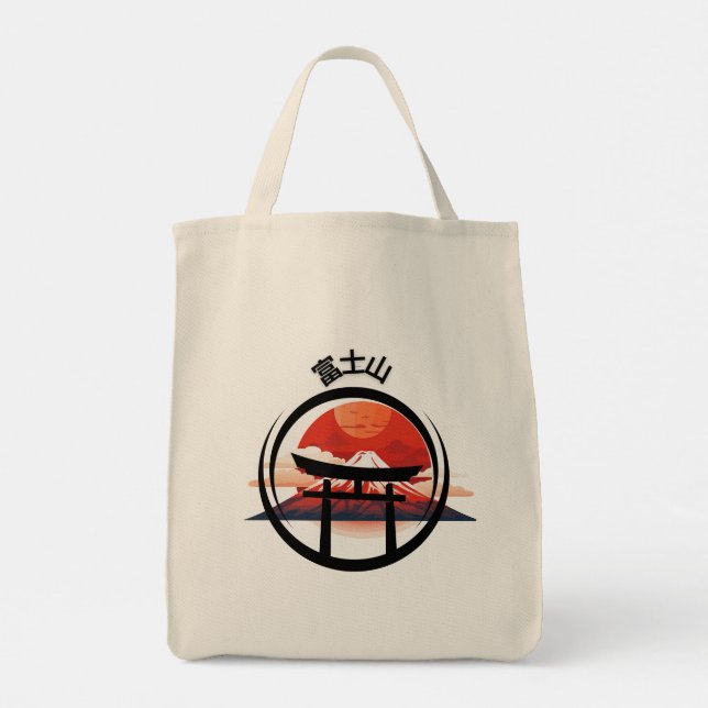Mt. Fujiyama Tote Bag (Back)