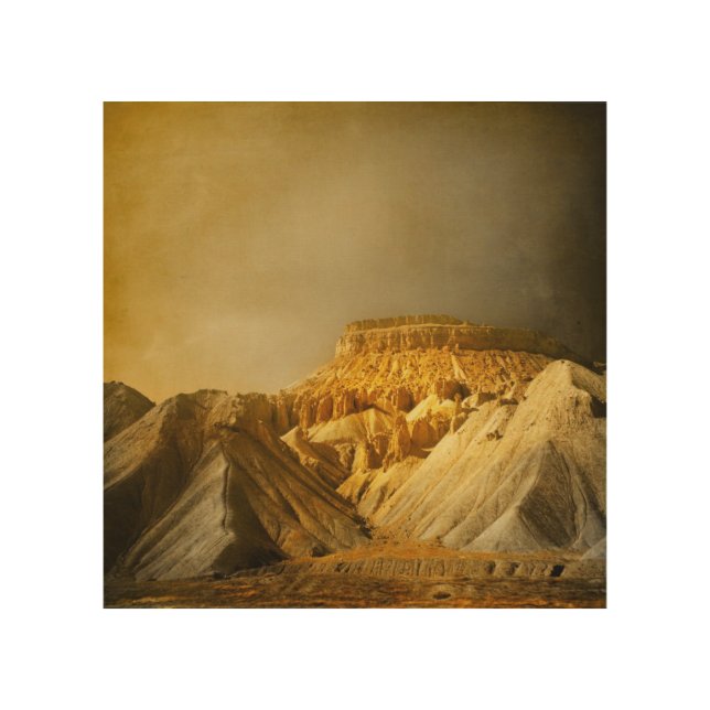 Mt. Garfield Wood Wall Decor (Front)