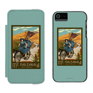 Mt. Haleakala Bicycle Rides Hawaii Wallet Case For iPhone SE/5/5s
