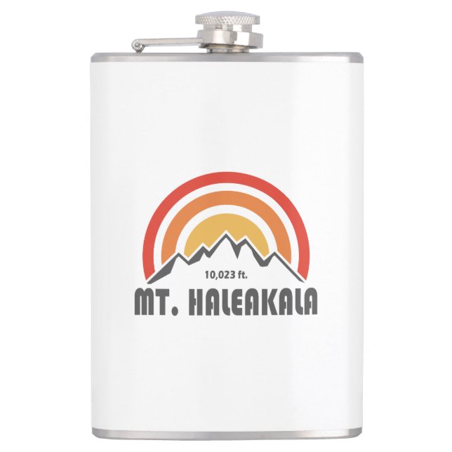 Mt. Haleakala Flask (Front)