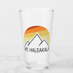 Mt. Haleakala Retro Glass