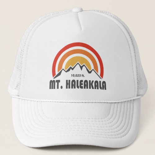 Mt Haleakala Trucker Hat