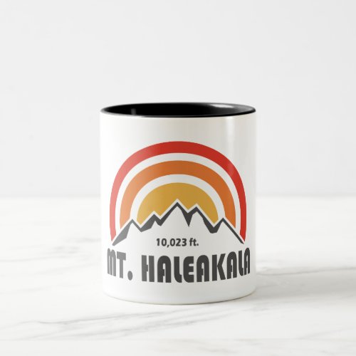 Mt Haleakala Two_Tone Coffee Mug