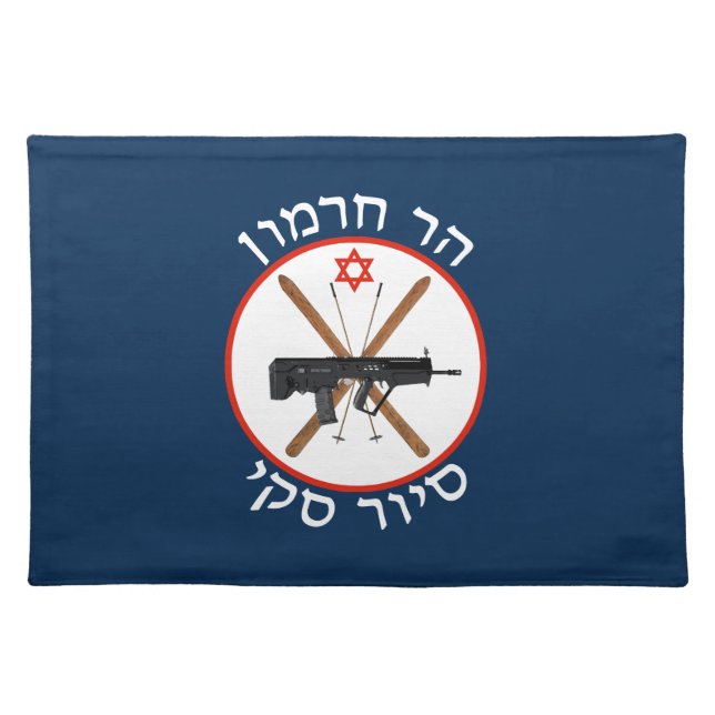 Mt. Hermon Ski Patrol Cloth Placemat (Front)