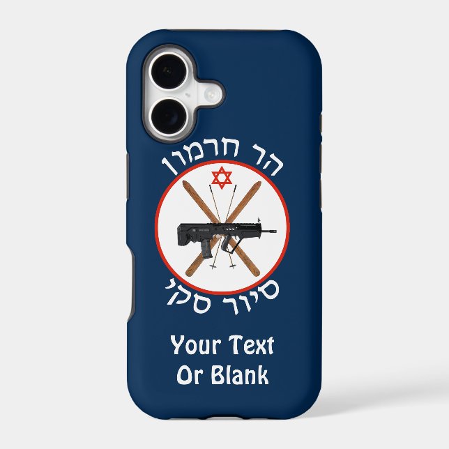 Mt. Hermon Ski Patrol Iphone Case (Back)