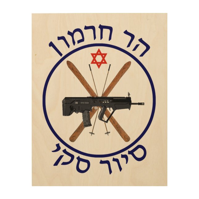 Mt. Hermon Ski Patrol Wood Wall Art (Front)