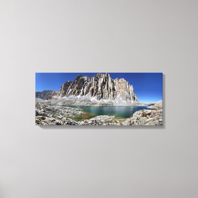 Mt Hitchcock Over Lower Hitchcock Lake 3 - Sierra Canvas Print (Front)