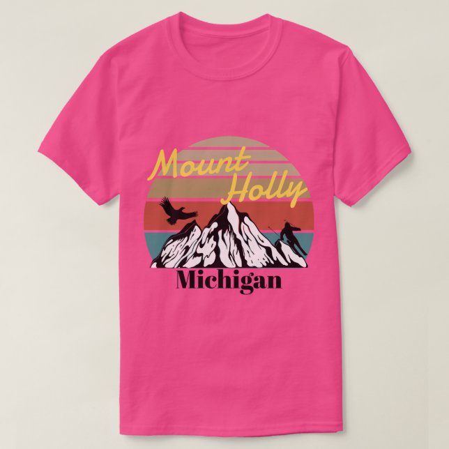Mt Holly ski Michigan T-Shirt (Design Front)