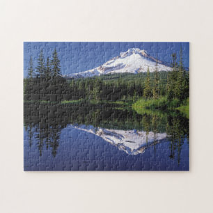 Mt. Hood And A Mirror Lake Jigsaw Puzzle
