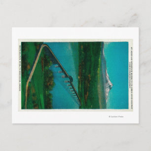 Mt. Hood and Interstate Bridge in White Salmon Postcard