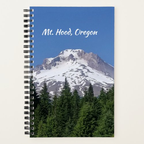 Mt Hood from Mount Hood Ski Bowl Notebook